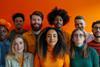 Diverse Young Adults Group Portrait