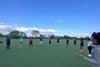 women football praying