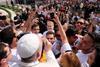 Pope and young people