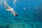 Lucy snorkeling