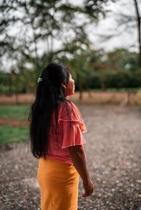 Colombia_Christian woman from indigenous tribe