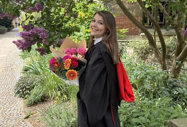 Coco Huggins graduating