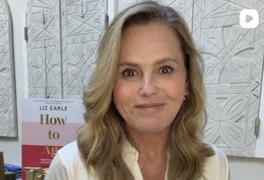liz earle with book