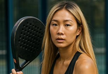 Focused Paddle Player