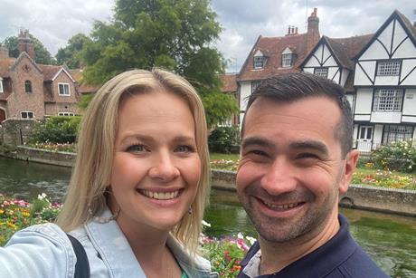 Kathryn and her husband