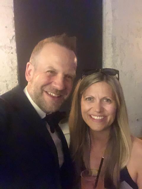 Hannah and husband Simon
