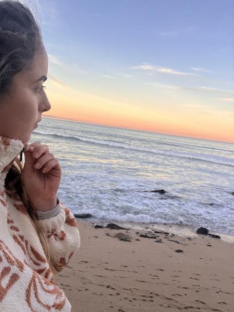 lucy and waves