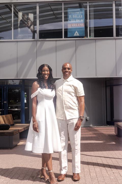 Tola at vow renewal