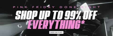 Pink Friday PLT 99 percent off