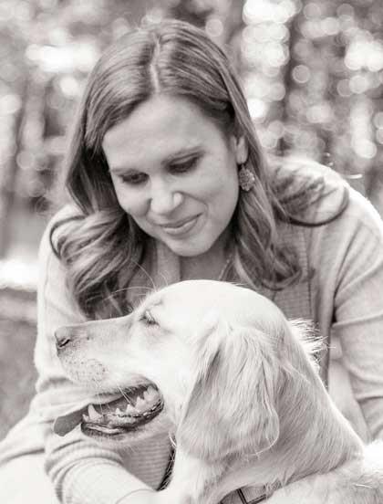 Jennifer Bleakley with Gracie